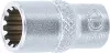 BGS technic 1/4" Dugókulcs "Gear Lock", 8 mm (BGS 10108)