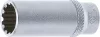 BGS technic 1/4" Hosszított dugókulcs "Gear Lock", 13 mm (BGS 10163)