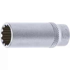   BGS technic 1/4" Hosszított dugókulcs "Gear Lock", 13 mm (BGS 10163)