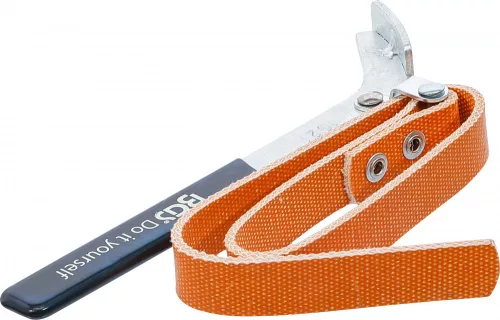 BGS DIY Olajszűrő leszedő szíjas, ideális DIY használathoz, 460mm szíj (BGS 1021)