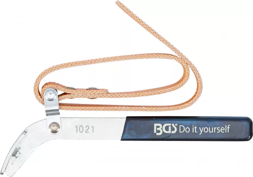 BGS DIY Olajszűrő leszedő szíjas, ideális DIY használathoz, 460mm szíj (BGS 1021)