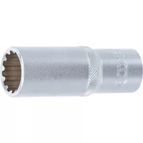   BGS technic 1/2" Hosszított dugókulcs "Gear Lock", 19 mm (BGS 10259)