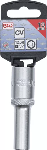 BGS technic 1/2" Hosszított dugókulcs "Super Lock", 10 mm (BGS 10270)