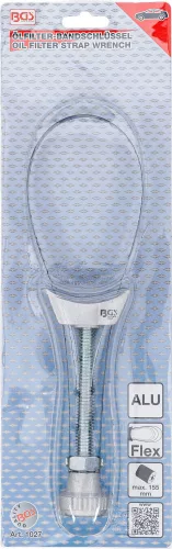 BGS technic Olajszűrő leszedő, rugós acélszalag, alumínium fröccsöntés, 155mm-ig (BGS 1027)