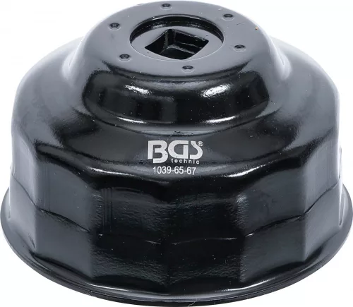 BGS technic Olajszűrő leszedő kupak 65-67 mm x 14 lap (BGS 1039-65-67)
