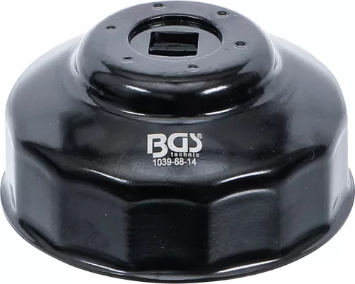 BGS technic Olajszűrő leszedő kupak 68 mm x 14 lap (BGS 1039-68-14)