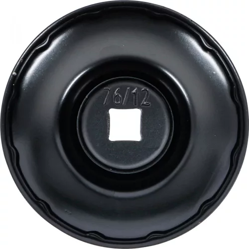 BGS technic Olajszűrő leszedő kupak 76 mm x 12 lap (BGS 1039-76-12)