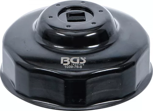 BGS technic Olajszűrő leszedő kupak 76 mm x 8 lap (BGS 1039-76-8)