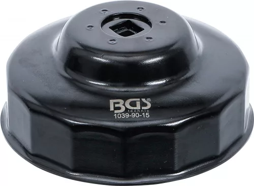 BGS technic Olajszűrő leszedő kupak 90 mm x 15 lap (BGS 1039-90-15)