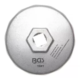   BGS technic Olajszűrő leszedő kupak, öntött alumínium, 74mm X 14 lap (BGS 1041)