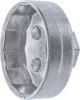 BGS technic Olajszűrő leszedő kupak, öntött alumínium, 64 mm x P14 (BGS 1042)