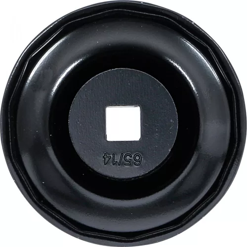 BGS technic Olajszűrő leszedő kupak, fekete véggel, 65 mm x P14 (BGS 1047)