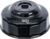 BGS technic Olajszűrő leszedő kupak, fekete véggel, 65 mm x P14 (BGS 1047)