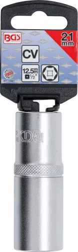 BGS technic 1/2" hosszított dugókulcsfej "Pro Torque®", 21 mm (BGS 10561)