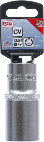 BGS technic 1/2" hosszított dugókulcsfej "Pro Torque®", 26 mm (BGS 10566)
