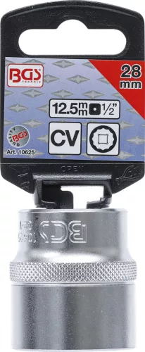 BGS technic 1/2" Dugókulcs, 12-szögű, 28 mm (BGS 10625)