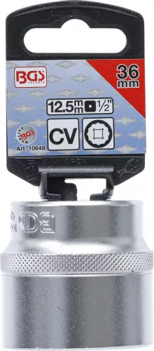 BGS technic 1/2" Dugókulcs, 12-szögű, 36 mm (BGS 10649)