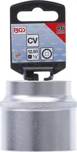 BGS technic Dugókulcs, tizenkétszögletű | 12,5 mm (1/2") | 46 mm (BGS 10651-1)