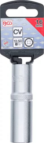 BGS technic 1/2" Hosszított dugókulcs, 12-szögű, 16 mm (BGS 10683)