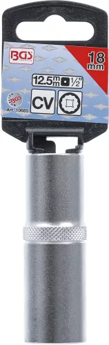 BGS technic 1/2" Hosszított dugókulcs, 12-szögű, 18 mm (BGS 10685)