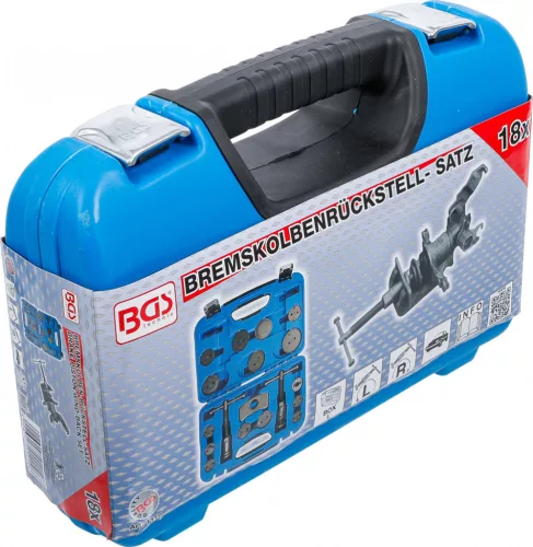BGS technic 18 részes fékdugattyú visszatekerő készlet (BGS 1119)