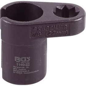   BGS technic Dugókulcs fej oxigén szenzorhoz, 22 mm (7/8") x 50 mm, 1/2" hajtás (BGS 1140-22)