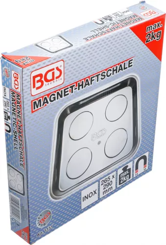 BGS technic Mágneses tál, inox (BGS 1151)