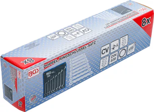 BGS technic 8 részes csillagkulcs készlet 6x7 - 20x22 mm (BGS 1209)