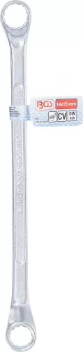 BGS technic Mély, hajlított csillagkulcs 14x15 mm (BGS 1214-14x15)