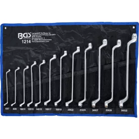   BGS technic 12 részes mély, hajlított csillagkulcs készlet 6x7 - 30x32 mm (BGS 1214)