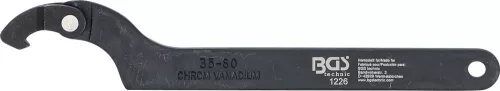 BGS technic Körmöskulcs állítható befogópofával, speciális acél, 35-60 mm (BGS 1226)