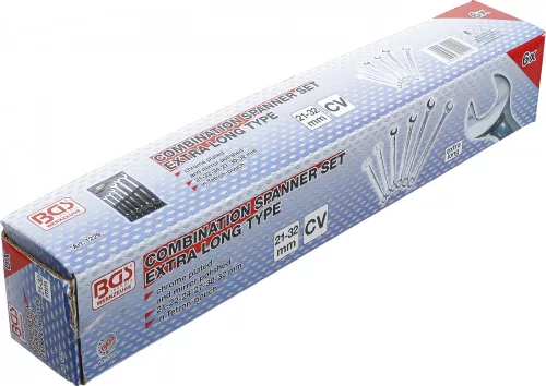 BGS technic 6 részes csillag-villás kulcs készlet, 21-32mm, extra hosszú (BGS 1229)