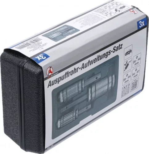BGS DIY 3 részes kipufogócső tágító készlet (BGS 124)