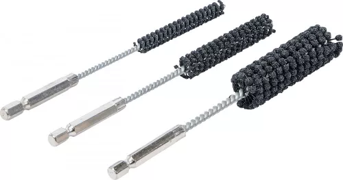 BGS technic Hónoló készlet, rugalmas, 1/4", 60 / 80 szemcse, 8-12-20 mm, 3 darabos (BGS 1272)