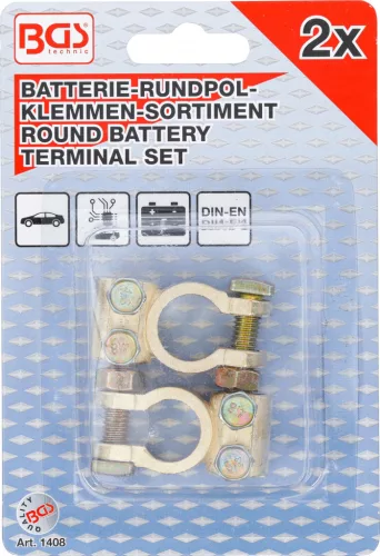 BGS technic Kerek akkumulátor saru készlet (2 darab) (BGS 1408)