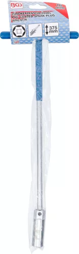 BGS technic PVC markolatú gyújtógyertyakulcs - csuklós, 375 mm hosszú, 16 mm (BGS 143)