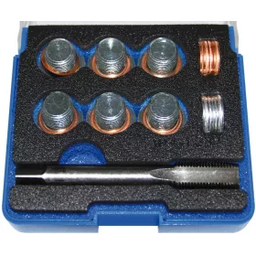   BGS technic Olajleeresztő csavar menetjavító készlet, M14x1.25 (BGS 151)