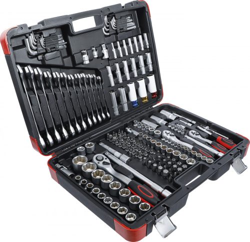 BGS DIY Dugókulcs készlet | 1/4" + 1/8" + 1/2" | 176 darabos (BGS 15217)