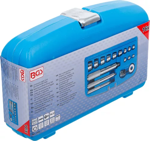 BGS technic 16 részes csapágyperselyvezető készlet (BGS 1524)