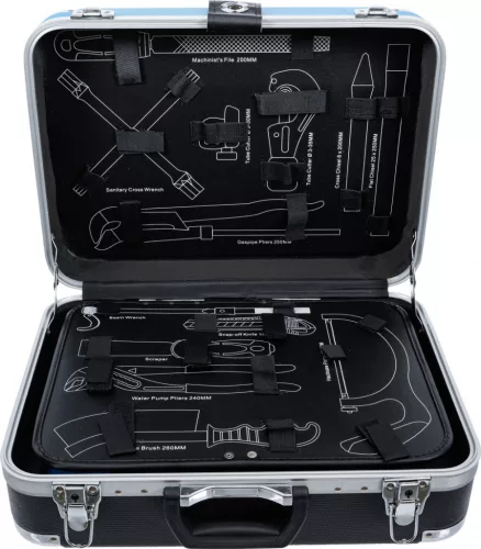 BGS technic üres koffer a BGS 15502 hűtés-légkondicionáló szerelői szerszámtáskához (BGS 15502-1)