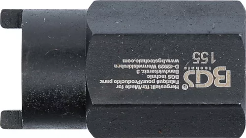 BGS technic Rugóstag speciális dugókulcs, 22 mm-es dugókulccsal használható (BGS 155)