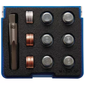   BGS technic Olajleeresztő csavar menetjavító készlet, M13x1.5 (BGS 156)