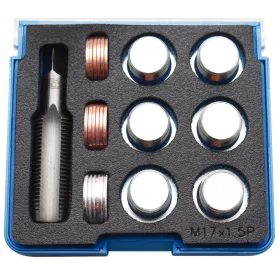   BGS technic Olajleeresztő csavar menetjavító készlet, M17x1.5 (BGS 158)