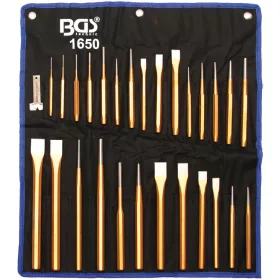   BGS technic Kiütő és véső készlet 28 részes (BGS 1650)