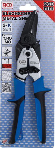 BGS technic Lemezolló balos, egyenes 260mm (BGS 1680)