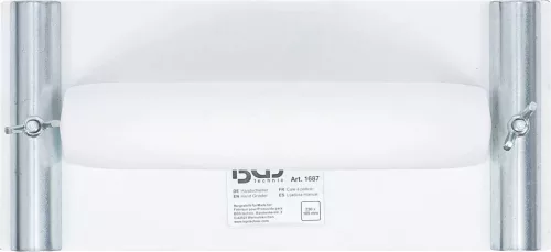 BGS technic Csiszolótalp csiszolópapírhoz, rögzítőkapcsokkal, 230 × 105 mm (BGS 1687)