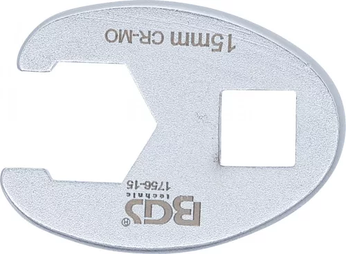 BGS technic 3/8" hollander kulcs fej, 15 mm (BGS 1756-15)
