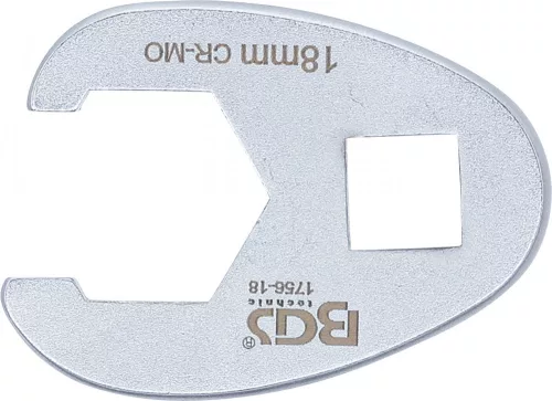 BGS technic 3/8" hollander kulcs fej, 18 mm (BGS 1756-18)