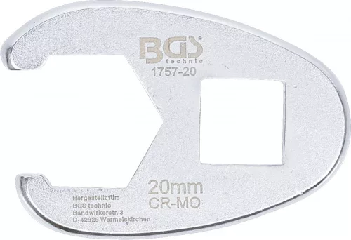 BGS technic 1/2" hollander kulcs fej, 20 mm (BGS 1757-20)