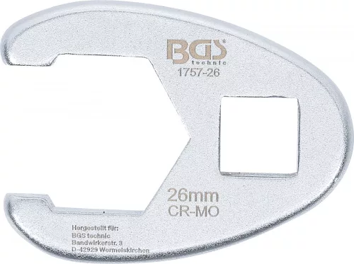 BGS technic 1/2" hollander kulcs fej, 26 mm (BGS 1757-26)